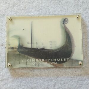 Viking Ship Museum refrigerator magnet hologram